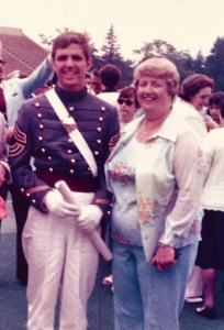 Mom and I on Graduation Day