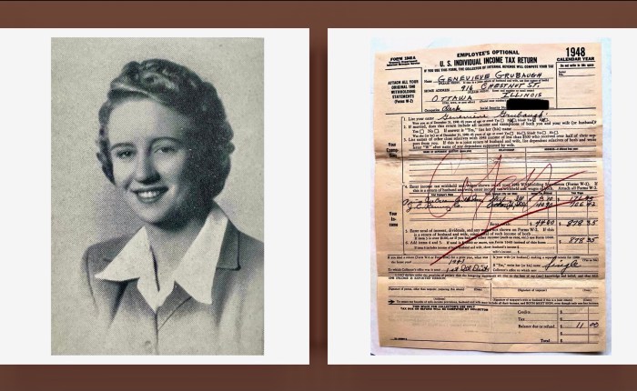 Mom, 1948 and Her Tax&nbsp;Return